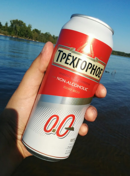 Фото к тесту: Безалкогольное пиво Трехгорное